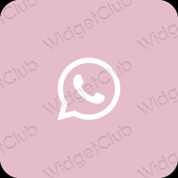 Aesthetic WhatsApp app icons