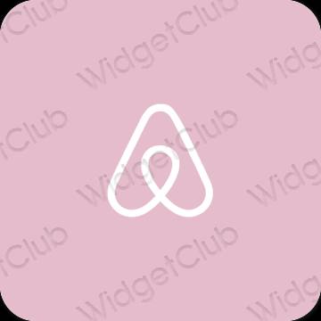 Estetinės Airbnb programų piktogramos