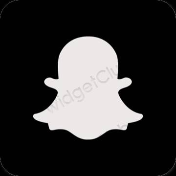 រូបតំណាងកម្មវិធី snapchat សោភ័ណភាព