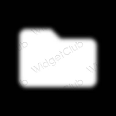 ესთეტიკური Files აპლიკაციის ხატები
