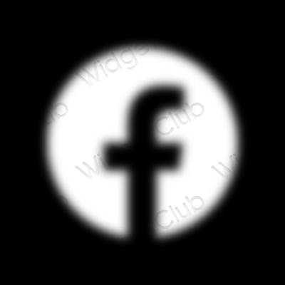ესთეტიკური Facebook აპლიკაციის ხატები
