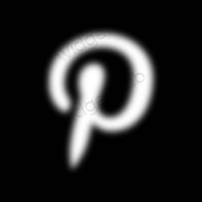 ესთეტიკური Pinterest აპლიკაციის ხატები