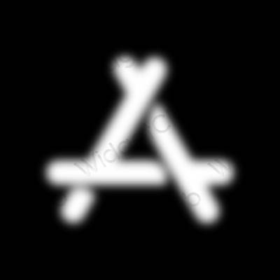 ესთეტიკური AppStore აპლიკაციის ხატები