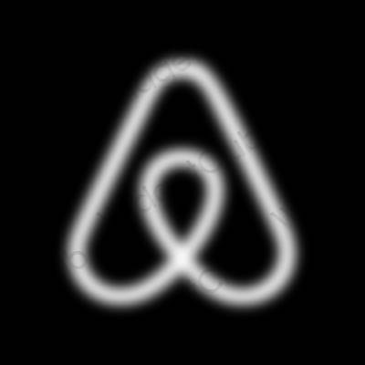 ესთეტიკური Airbnb აპლიკაციის ხატები