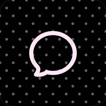 ესთეტიკური Messages აპლიკაციის ხატები