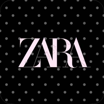 ესთეტიკური ZARA აპლიკაციის ხატები