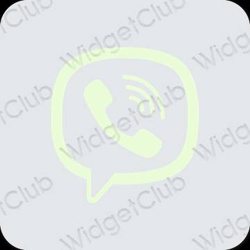 نمادهای برنامه زیباشناسی Viber