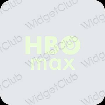 Icônes d'application HBO MAX esthétiques