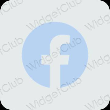 ესთეტიკური Facebook აპლიკაციის ხატები