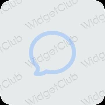 ესთეტიკური Messages აპლიკაციის ხატები