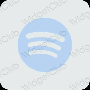ესთეტიკური Spotify აპლიკაციის ხატები