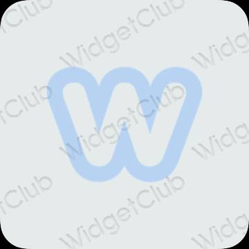 ესთეტიკური Weebly აპლიკაციის ხატები