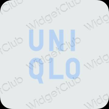 ესთეტიკური UNIQLO აპლიკაციის ხატები