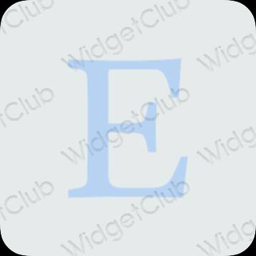 ესთეტიკური Etsy აპლიკაციის ხატები