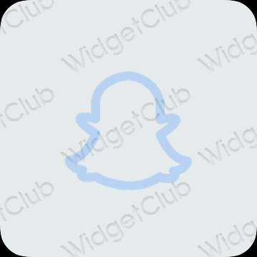 ესთეტიკური snapchat აპლიკაციის ხატები