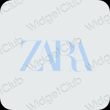 ესთეტიკური ZARA აპლიკაციის ხატები