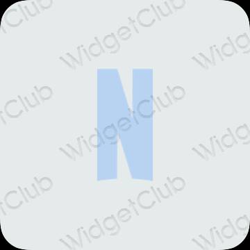 ესთეტიკური Netflix აპლიკაციის ხატები