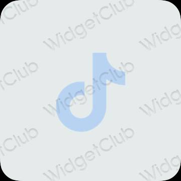 ესთეტიკური TikTok აპლიკაციის ხატები
