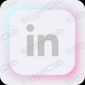 Aesthetic Linkedin app icons