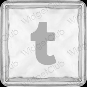 ესთეტიკური Tumblr აპლიკაციის ხატები