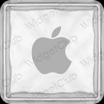 ესთეტიკური Apple Store აპლიკაციის ხატები