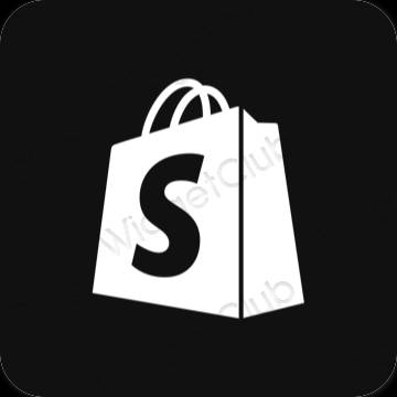 Estetske Shopify ikone aplikacij