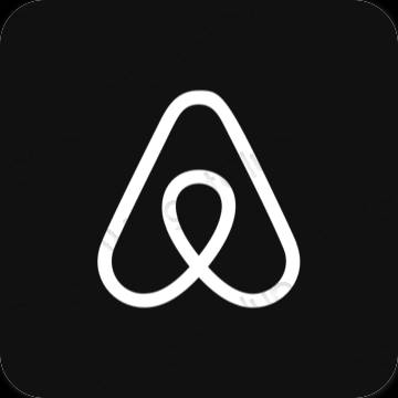 Estetinės Airbnb programų piktogramos