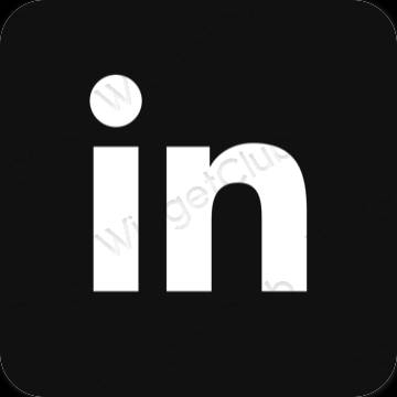 אייקוני אפליקציה Linkedin אסתטיים