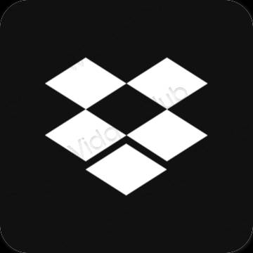 Estética Dropbox ícones de aplicativos