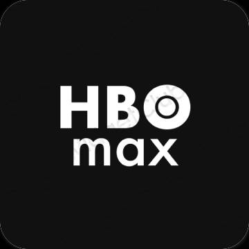 Biểu tượng ứng dụng HBO MAX thẩm mỹ