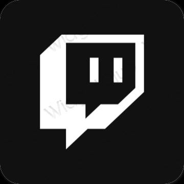 Ikon aplikasi estetika Twitch