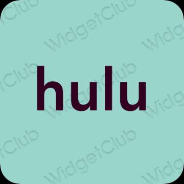 Estética hulu ícones de aplicativos