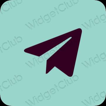 Estética Telegram iconos de aplicaciones