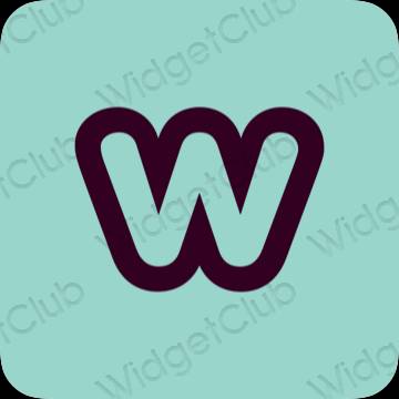 Эстетические Weebly значки приложений