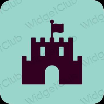 Icônes d'application Disney esthétiques