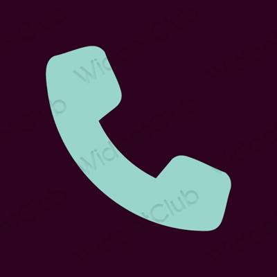 ესთეტიკური Phone აპლიკაციის ხატები