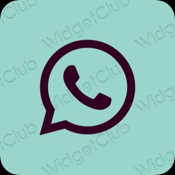 Estetické ikony aplikací WhatsApp