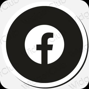 Æstetiske Facebook app-ikoner