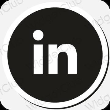 Estetske Linkedin ikone aplikacija