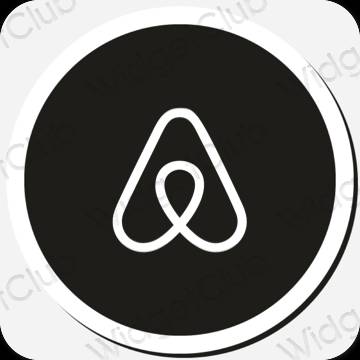 Estetinės Airbnb programų piktogramos