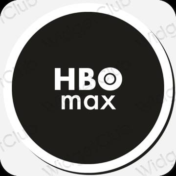 Icônes d'application HBO MAX esthétiques