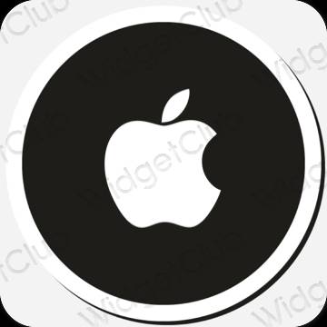 Icônes d'application Apple Store esthétiques