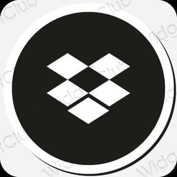 نمادهای برنامه زیباشناسی Dropbox