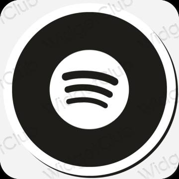 Estética Spotify iconos de aplicaciones