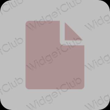 Aesthetic Google app icons