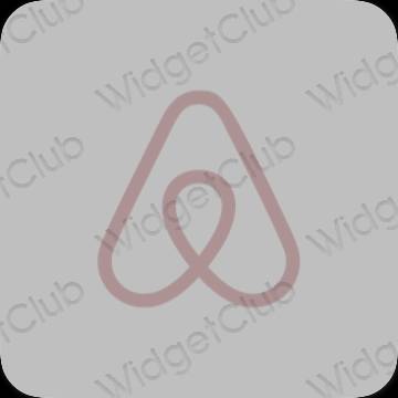 Estetické ikony aplikací Airbnb
