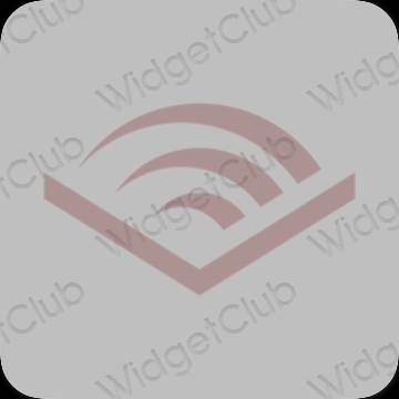 រូបតំណាងកម្មវិធី Audible សោភ័ណភាព