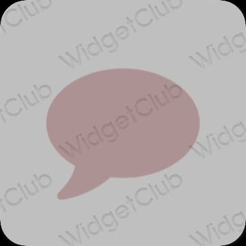 Estetyczne Messages ikony aplikacji