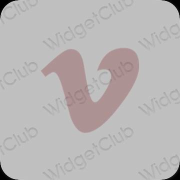 Aesthetic Vimeo app icons