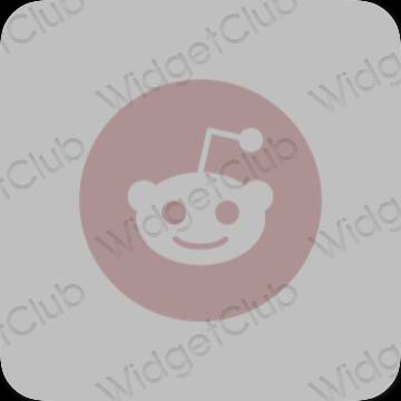រូបតំណាងកម្មវិធី Reddit សោភ័ណភាព